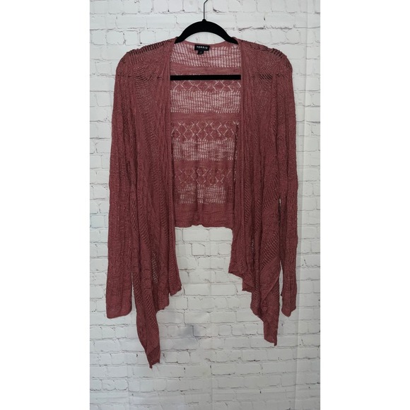 ✨Torrid Womens Cardigan Sweater Plus Size 3 Open Front Rose Pink - Picture 3 of 4